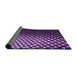 Thickness of Patterned Purple Rug, pat2227pur