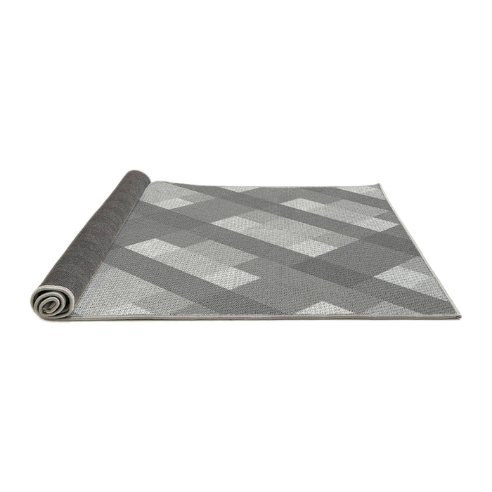 Thickness of Patterned Gray Rug, pat223gry