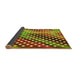 Thickness of Patterned Green Rug, pat2230yw