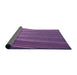 Thickness of Patterned Purple Rug, pat2231pur