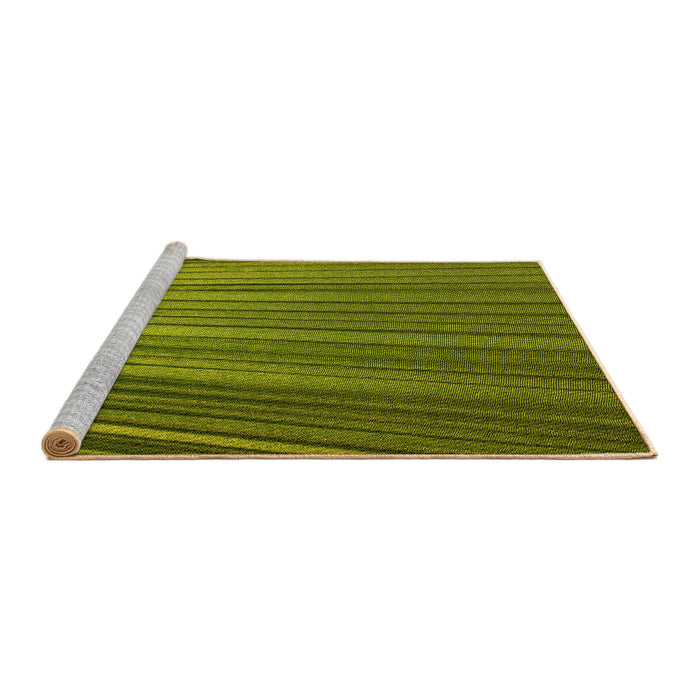 Sideview of Machine Washable Transitional Pistachio Green Rug, wshpat2231yw
