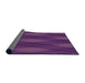 Thickness of Patterned Orchid Purple Rug, pat2232pur