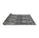 Thickness of Patterned Dark Gray Rug, pat2237gry