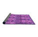 Thickness of Patterned Purple Rug, pat2237pur