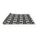 Thickness of Patterned Platinum Silver Gray Rug, pat2245gry