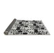 Thickness of Patterned Light Gray Rug, pat2247gry