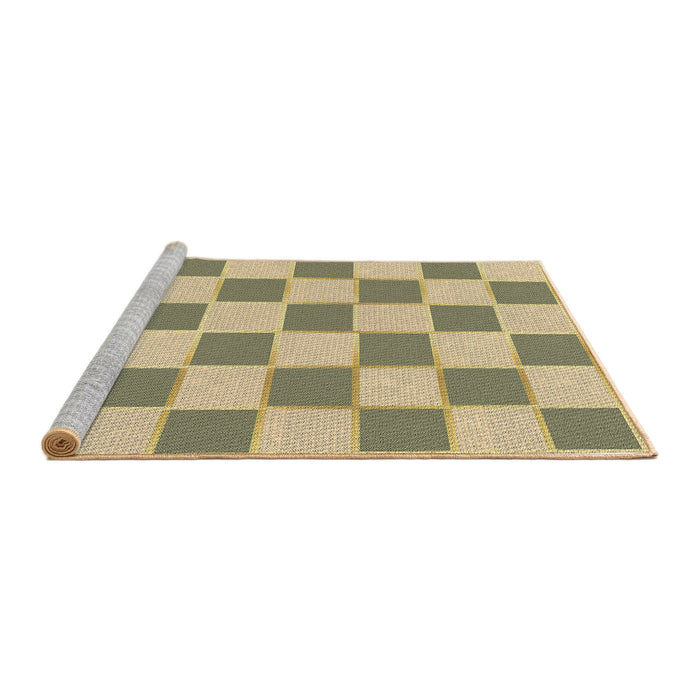 Sideview of Machine Washable Transitional Brown Rug, wshpat225brn