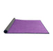 Thickness of Patterned Purple Rug, pat2250pur