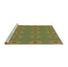 Sideview of Machine Washable Transitional Oak Brown Rug, wshpat2251brn