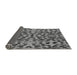 Thickness of Patterned Black Rug, pat2253gry