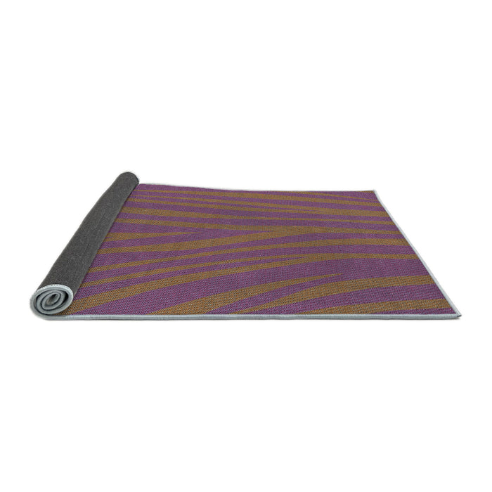 Thickness of Patterned Raspberry Purple Rug, pat2254lblu