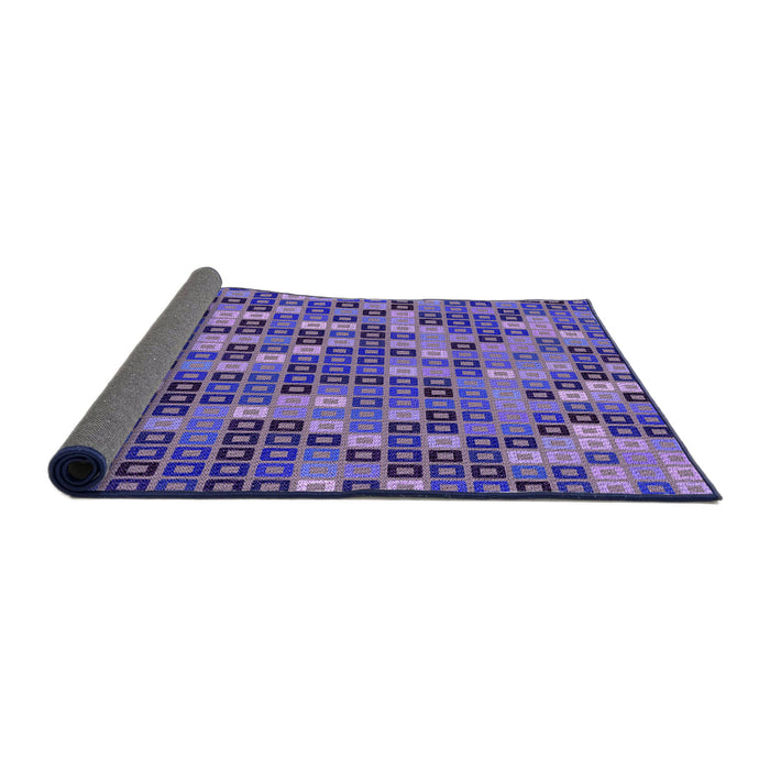 Thickness of Patterned Amethyst Purple Rug, pat2261pur