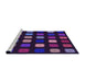 Sideview of Machine Washable Transitional Dark Purple Rug, wshpat2262pur