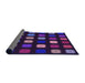 Thickness of Patterned Dark Purple Rug, pat2262pur