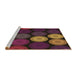 Sideview of Machine Washable Transitional Plum Purple Rug, wshpat2263brn