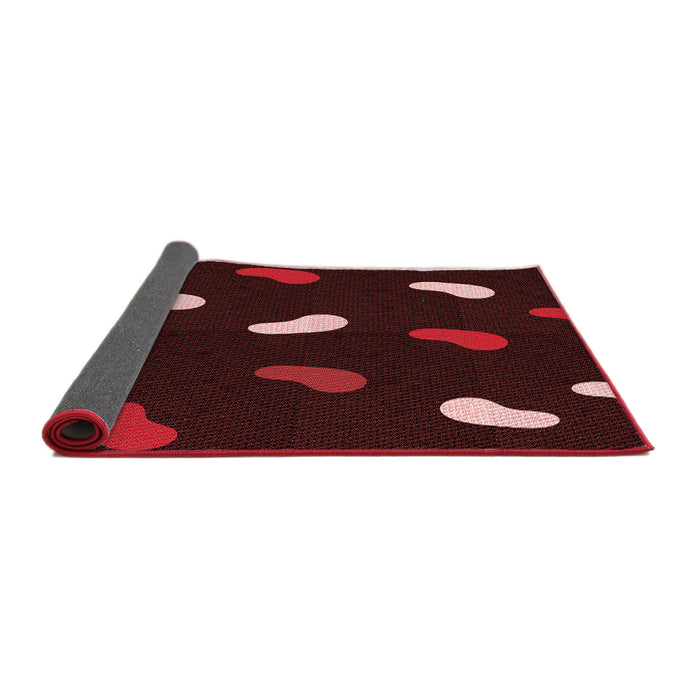 Thickness of Patterned Chocolate Brown Rug, pat2269rd