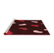 Sideview of Machine Washable Transitional Chocolate Brown Rug, wshpat2269rd