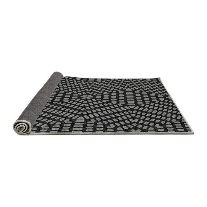 Thickness of Patterned Gray Rug, pat2271gry