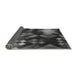 Thickness of Patterned Charcoal Black Rug, pat2274gry