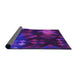 Thickness of Patterned Amethyst Purple Rug, pat2274pur