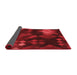 Thickness of Patterned Tomato Red Rug, pat2274rd