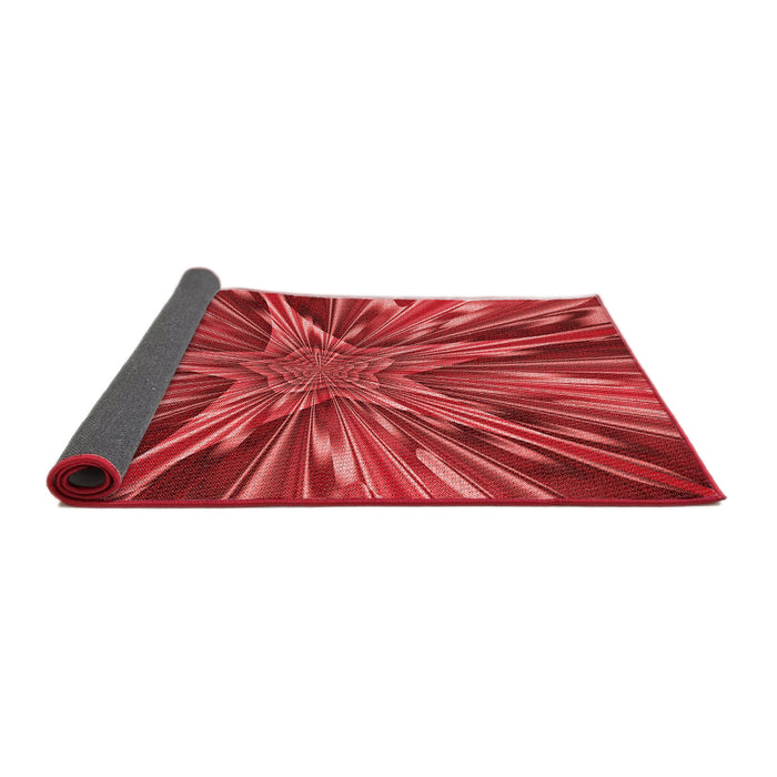 Thickness of Patterned Red Rug, pat2276rd