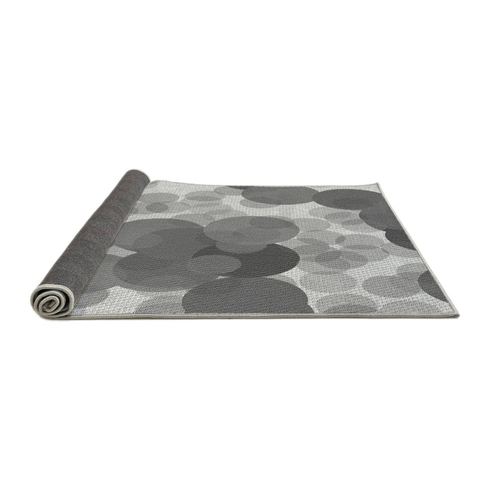 Thickness of Patterned Cloud Gray Rug, pat2277gry
