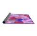 Thickness of Patterned Violet Purple Rug, pat2277pur