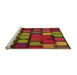 Sideview of Machine Washable Transitional Red Rug, wshpat2279org