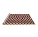 Sideview of Machine Washable Transitional Brown Sugar Brown Rug, wshpat2282brn