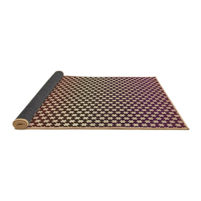 Thickness of Patterned Brown Sugar Brown Rug, pat2283brn
