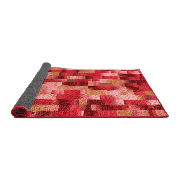 Thickness of Patterned Red Rug, pat2285rd