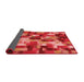 Thickness of Patterned Red Rug, pat2285rd