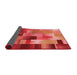 Thickness of Patterned Red Rug, pat2286rd