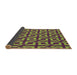 Thickness of Patterned Pistachio Green Rug, pat2289brn