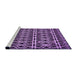 Sideview of Machine Washable Transitional Violet Purple Rug, wshpat229pur