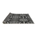 Thickness of Patterned Gunmetal Gray Rug, pat2291gry