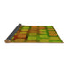 Thickness of Patterned Pistachio Green Rug, pat2293yw