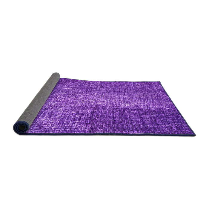 Thickness of Patterned Crimson Purple Rug, pat2298pur