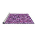 Sideview of Machine Washable Transitional Violet Purple Rug, wshpat230pur