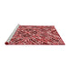 Sideview of Machine Washable Transitional Light Coral Pink Rug, wshpat230rd