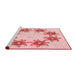 Sideview of Machine Washable Transitional Light Rose Pink Rug, wshpat2302rd