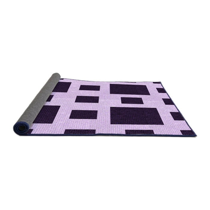 Thickness of Patterned Blossom Pink Rug, pat2305pur