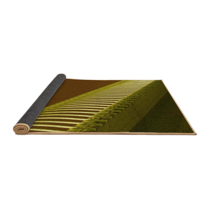 Thickness of Patterned Red Rug, pat2306yw