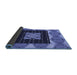 Thickness of Patterned Sky Blue Rug, pat231blu