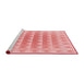 Sideview of Machine Washable Transitional Pink Rug, wshpat2316rd