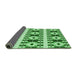 Thickness of Patterned Green Rug, pat2320grn