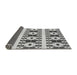 Thickness of Patterned Platinum Silver Gray Rug, pat2320gry