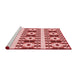 Sideview of Machine Washable Transitional Pastel Pink Rug, wshpat2320rd