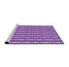 Sideview of Machine Washable Transitional Violet Purple Rug, wshpat2322pur